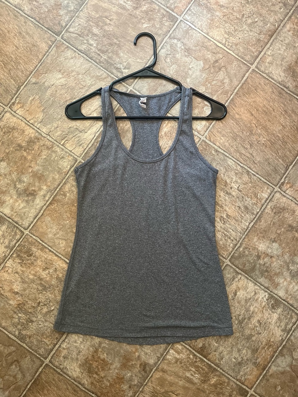 Yogalicious Gray Racerback Tank Top Women’s Size Small Athletic GUC